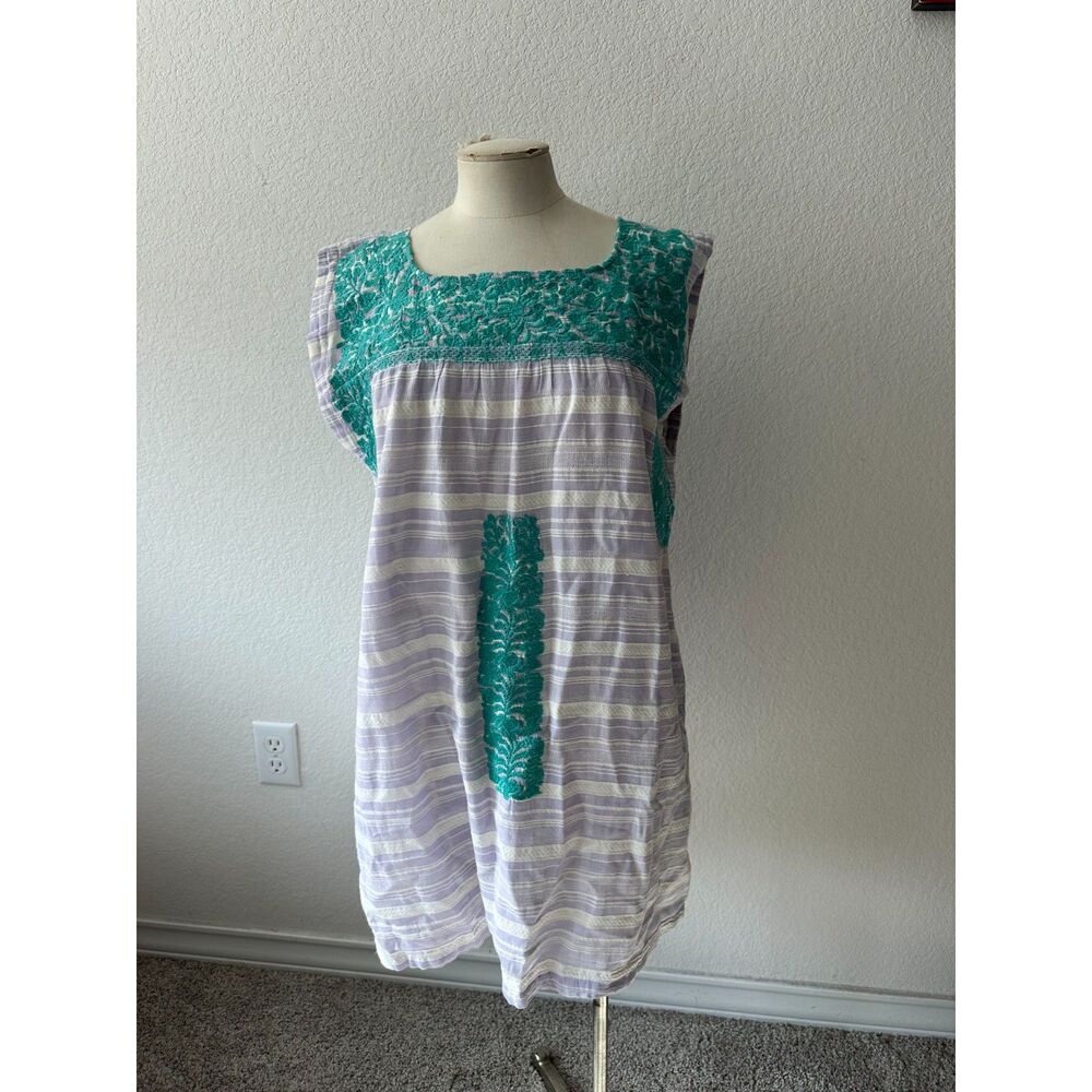 J. Marie Embroidered Mini Dress